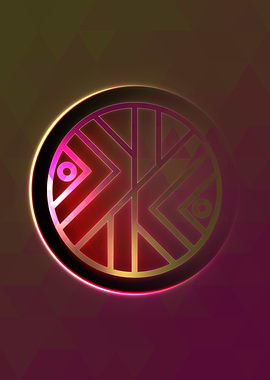 Glowing Glyph Seal Circle