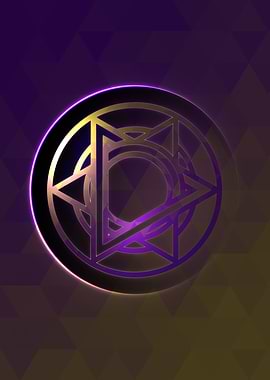 Glowing Glyph Seal Circle