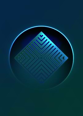 Glowing Glyph Seal Circle