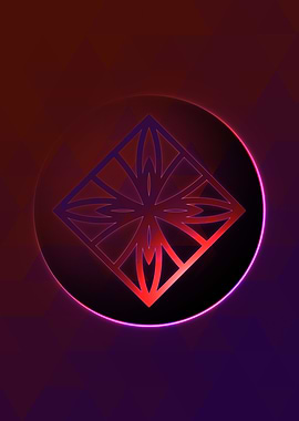 Rainbow Geometric Symbol