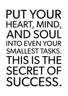 Secret of Success