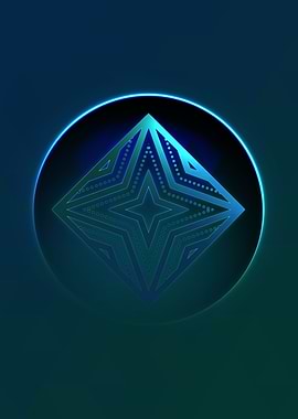 Rainbow Geometric Symbol