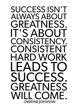 Success Is Consistency