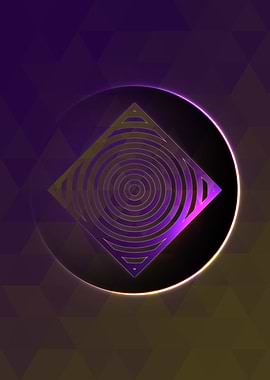 Rainbow Geometric Symbol