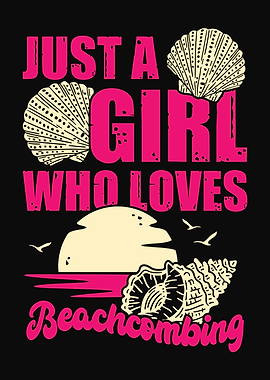 Beachcombing Girl Design