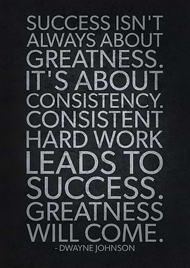 Success Is Consistency