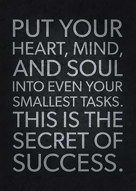 Secret of Success