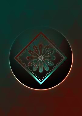 Glowing Glyph Seal Circle