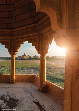 Amar Sagar lake India