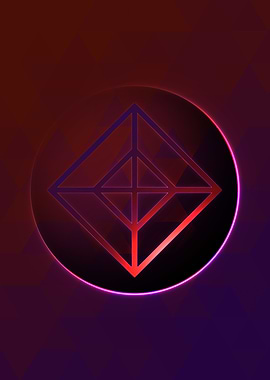 Rainbow Geometric Symbol