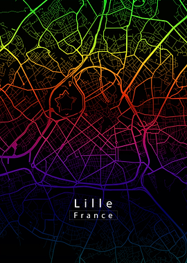Lille CIty Map