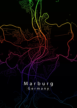 Marburg City Map