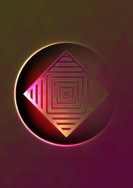 Glowing Glyph Seal Circle