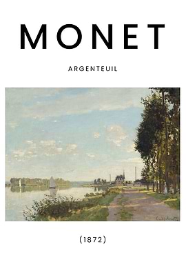 Monet Argenteuil river