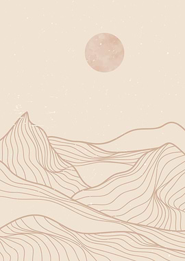 MOUNTAIN LINE ART