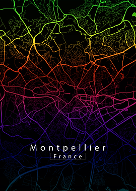 Montpellier City Map