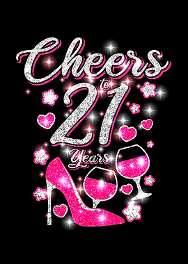 Wine Birthday 21 Years