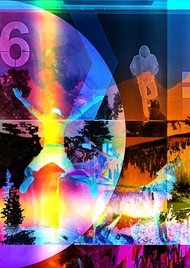 Colorful Digital Collage