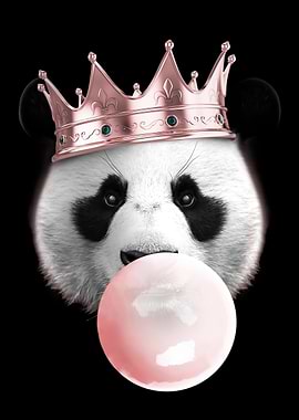 Cool panda king poster