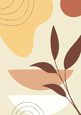 Geometric shapes leaves