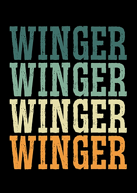 Hockey winger vintage