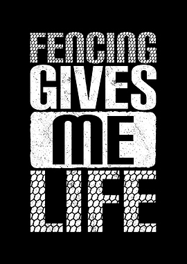 Fencing Gives Me Life