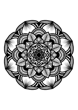 Mandala Black M103