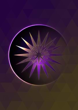 Rainbow Geometric Symbol