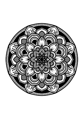 Mandala Black M106