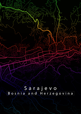 Sarajevo City Map