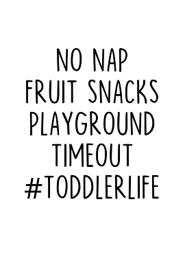 No Nap Fruit Snacks