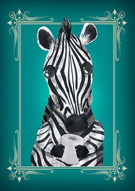 Zebra Butt Napkin