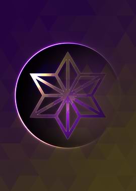 Rainbow Geometric Symbol