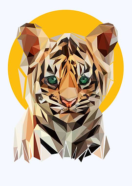 nursery animal baby tiger