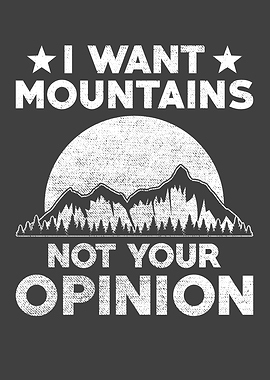 Mountain Nature Saying