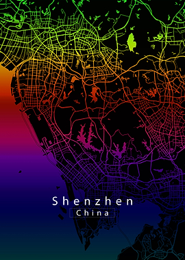 Shenzhen City Map