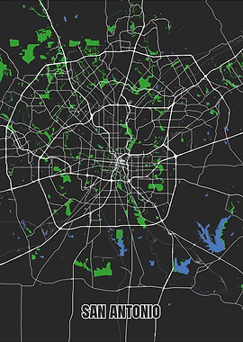 San Antonio Map