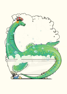 Loch Ness Monster Bathroom