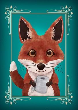 Fox Butt Napkin