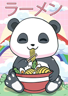Kawaii Panda Ramen Noodles