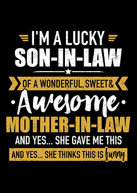 Lucky soninlaw of awesom