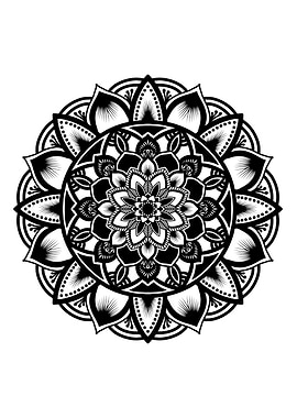 Mandala Black M119