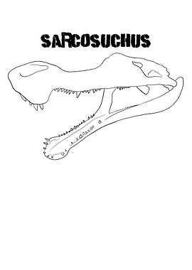 Dinosaurier Sarcosuchus