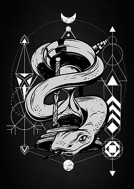 Celestial Hourglass Snake