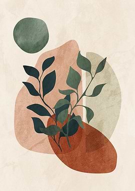 TROPICAL BOTANIC FLORAL10B