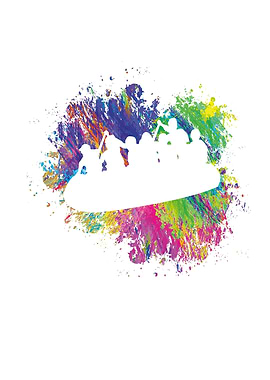 Summer boating colorful