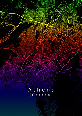 Athens City Map
