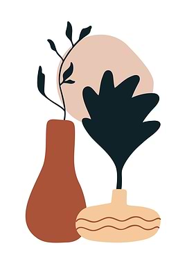 Scandinavian flower vase