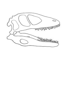 Dinosaurier Deinonychus