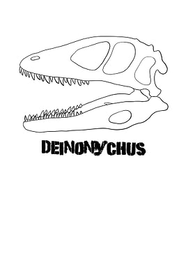 Dinosaurier Deinonychus